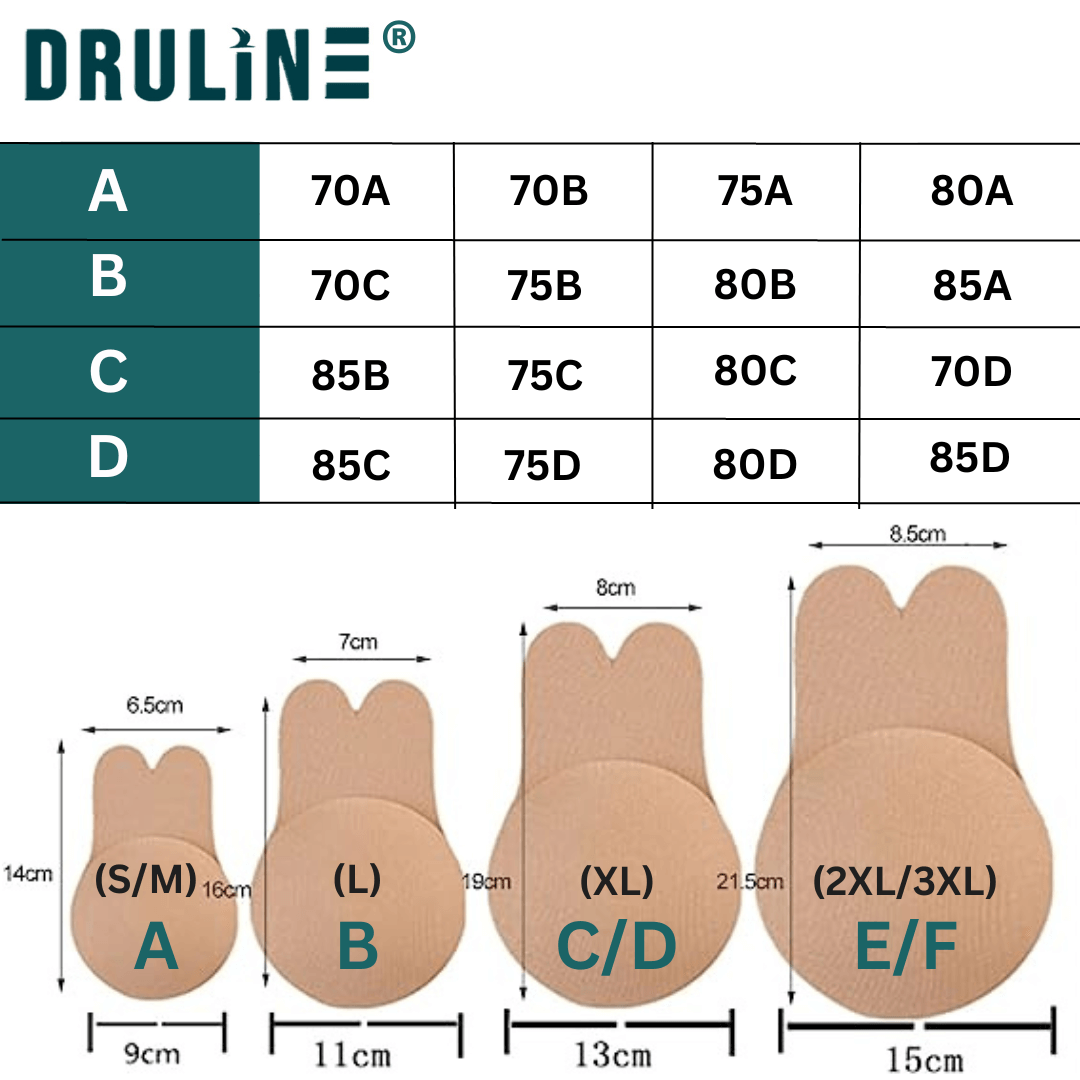 DRULINE® | Trägerloser Lift-Up BH (1 + 1 Gratis)